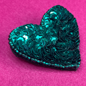 La Broche Amoureuse Verte