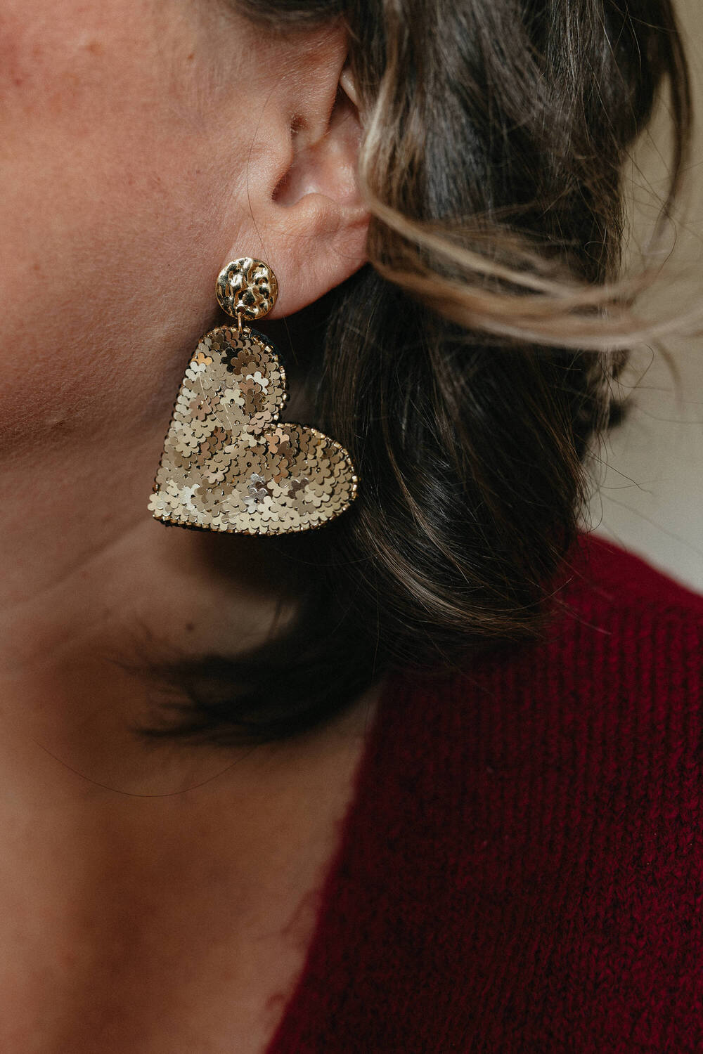 L&rsquo;arbre de coeur bijoux brodés