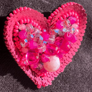La Broche Audacieuses Rose