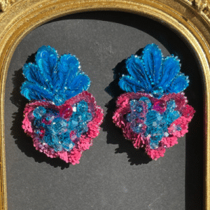 Les boucles Cœurs sacrés Turquoise