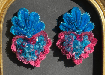 Les boucles Cœurs sacrés Turquoise
