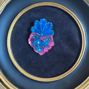 La Broche Cœur sacré Turquoise