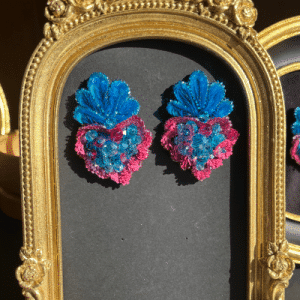 Les boucles Cœurs sacrés Turquoise